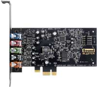 Creative Sound Blaster Audigy FX 5.1 Channels PCIE Sound Card with SBX Pro Studio